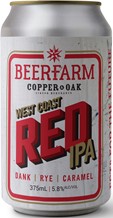 Beerfarm & Copper & Oak West Coast Red IPA 5.8% 375ml