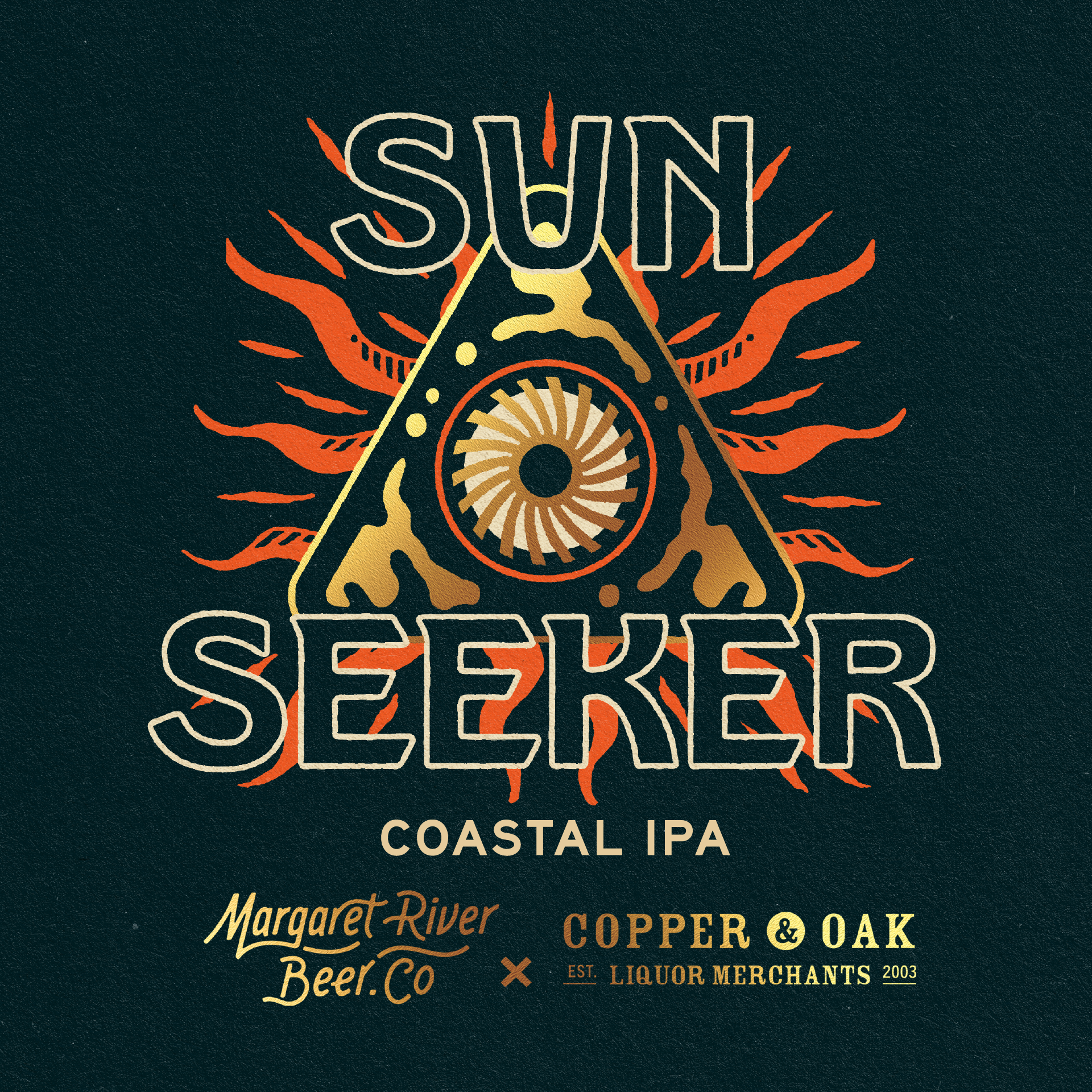 Margaret River Beer Co x Copper and Oak Liquor Merchants - Sun Seeker Coastal IPA