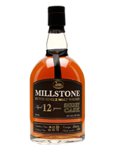 ZUIDAM MILLSTONE DUTCH SINGLE MALT 12YR WHISKY 700ML