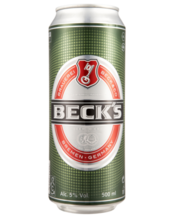 Becks Lager Cans Imported 500ml