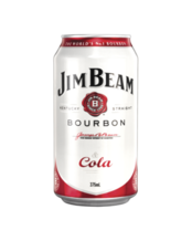 Jim Beam Bourbon & Cola 4.8% 375ml