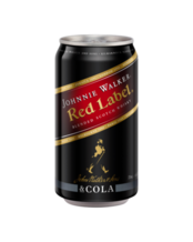 Johnnie Walker Red Label & Cola Can 4.6% 375ml